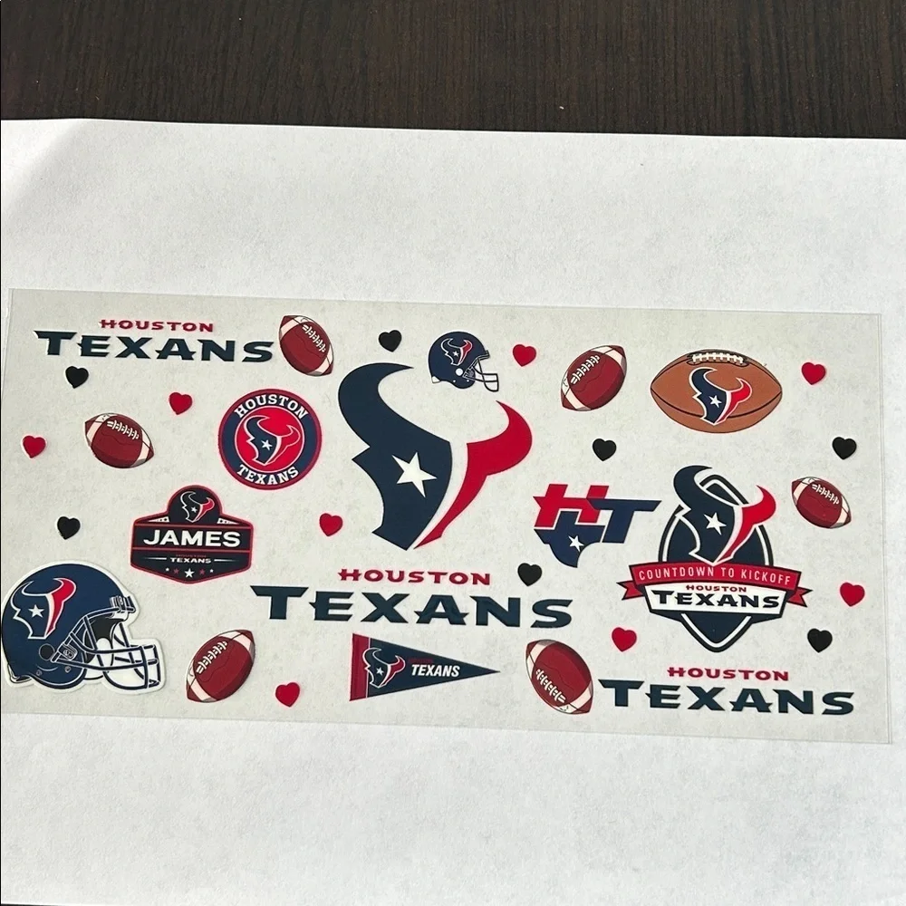 Texans Cup Decal 279